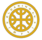 Das Logo des Vereins: ein Kreis, der innen ein Kreuz hat, dessen Enden an den Berührungsstellen mit dem Kreis jeweils in drei Zweige verästelt sind.